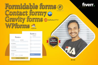 create advanced gravity forms, contact form7, wpforms and multi step forms