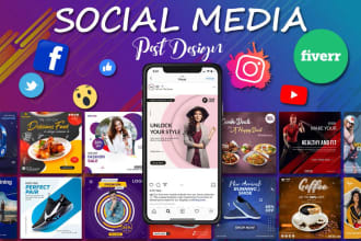 do social media design, post, banner, ads within 8 hours