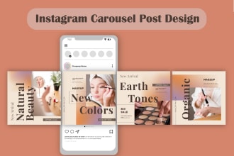 design attractive carousel post for your instagram feed
