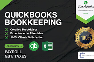 setup quickbooks, xero, wave and clean up your books