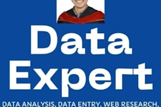 excellently do data entry, thorough web research, and any virtual assistant jobs