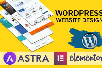 create your wordpress website using astra and elementor pro