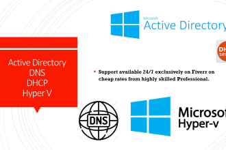 fix active directory, dns, dhcp, hyperv fixes