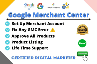 set up google merchant center and shopping ads campaign