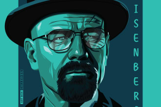 draw a digital stylized portrait of you