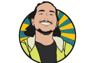 draw portrait avatar cartoon from photo