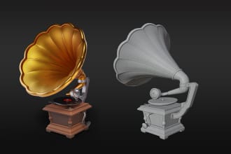 create modelling 3d asset from blender