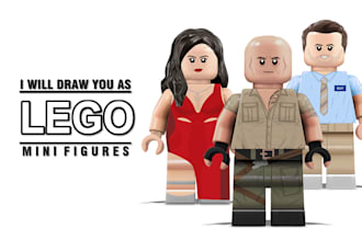 draw you as lego figures