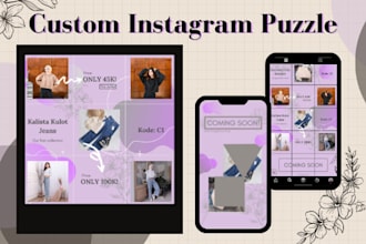 create a canva instagram feeds for your projects