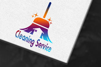 make better cleaning maintenance logo design
