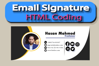 setup professional clickable email signature for email body