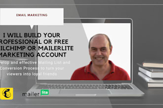build your professional or free mailchimp marketing account