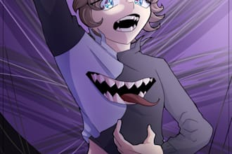 draw an illustration for your oc