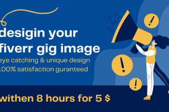 design your fiverr gig picture and gig thumbnail
