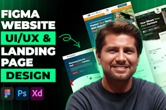do figma website design, figma website mockup, website ui ux design web template