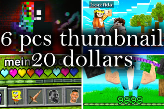 hi i can make minecraft 2d thumbnail