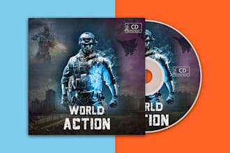 do album cover art, album cover design or album artwork and single cd cover art