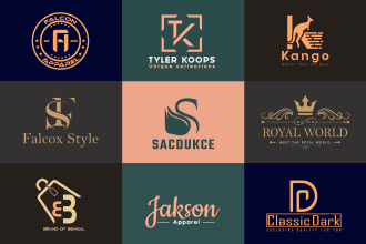 design modern luxury fashion, monogram and clothing brand logo