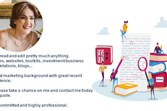 be your content editor and proofreader