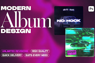 create modern album art