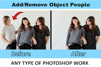 add or remove object, logo, text or people in photo
