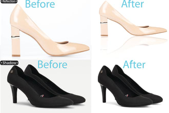 do create image reflection and original shadow