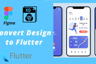 convert figma, adobe xd, or sketch to flutter UI