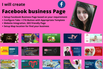 create and optimize facebook business or fan page