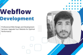 create, update or fix webflow website design