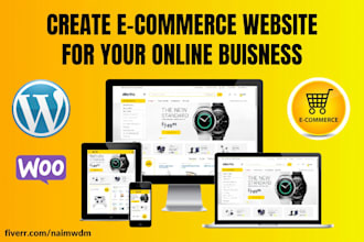 design ecommerce website with wordpress  woocommerce and elementor pro