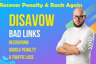 disavow delete toxic domain backlink, reduce spam score recover google penalty
