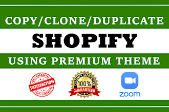 copy high converting shopify store with modern design tailored for your brand