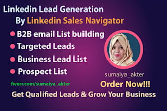 do email list building using linkedin