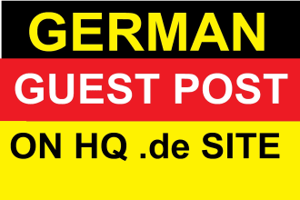 provide german guest posts for a high quality de site