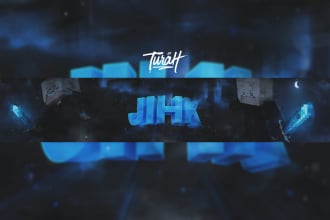 make a minecraft banner for your youtube channel