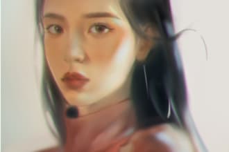 draw digital art and concept art