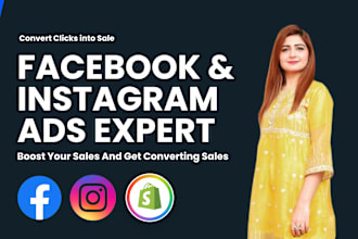 setup and manage your shopify facebook ads and instagram ads