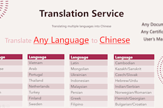 translate any language to chinese