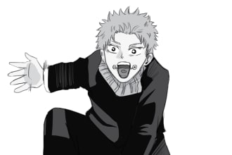 draw manga anime, ocs or your photo in black and white style