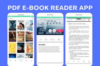 make PDF ebook reader app, full app source code