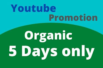 be will promote the youtube channel and growth channel and video