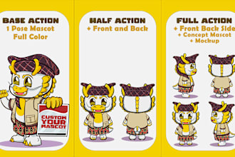 design cute, kawaii mascot character cartoon style