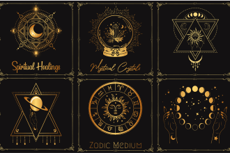 create sacred geometry mandala or mystical or spiritual logo