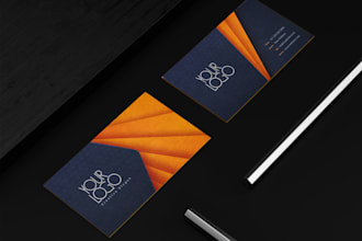 design unique professional modern business card