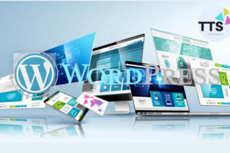 build modern personal portfolio wordpress website or blog or online shopping