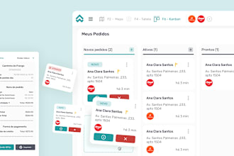 design your plataform saas web app modern and clean