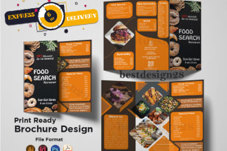 design professional corporate business brochure, company profile annual report