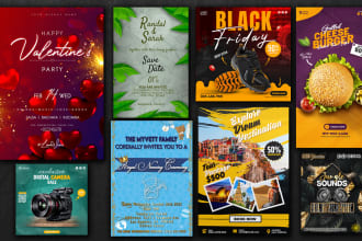 design any event flyer brochure poster invitation design