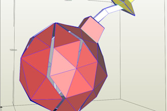 to design a papercraft model so that you can sell