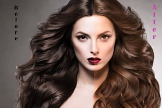 do photo touch up and photo retouching and any photo edit